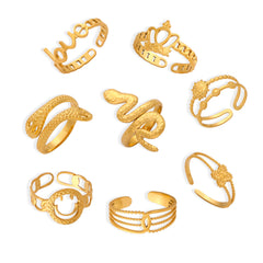 Geometric Open Statement Ring Collection