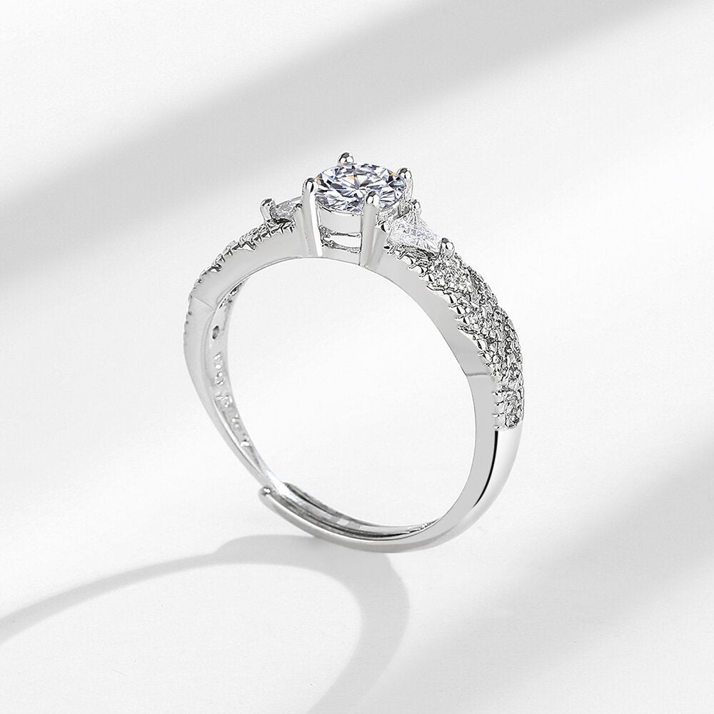 Lumière Charm Ring on a clean background
