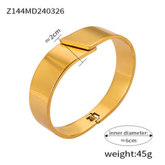 Minimal Stainless Steel Bangle Designs