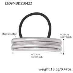 Polished Sculptural Ponytail Hair Accessory