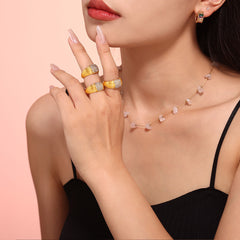 Stone-Accent Multi-Row Band Ring