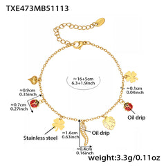 Bell and Charm Necklace or Bracelet