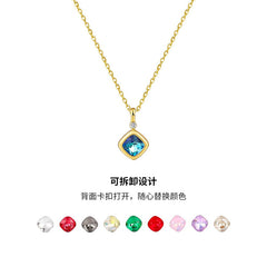Marielle Vintage-Inspired Crystal Square Choker Necklace