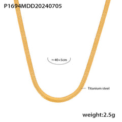 Two-Tone Stone-Accent Tag Necklace or Separate Chain