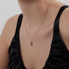 Marielle Minimalist Teardrop Pendant Necklace