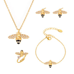 Enamel Bee Jewelry and Layering Chain Designs