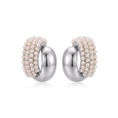 Camille Vintage-Inspired Pearl Stud Earrings No. 112251