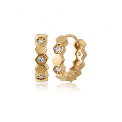Nicolette Vintage-Inspired Pavé Stud Earrings