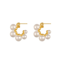 Marielle Vintage-Inspired Pearl Stud Earrings No. 786043