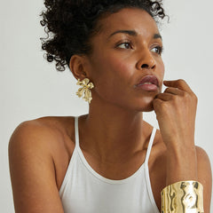Camille Statement Floral Stud Earrings