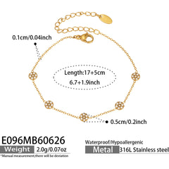 18K Gold-Plated Paw Charm or Cubic Zirconia Bracelet