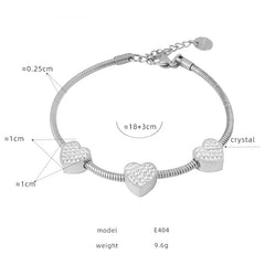 Beaded & Charm Stainless Steel Bracelets