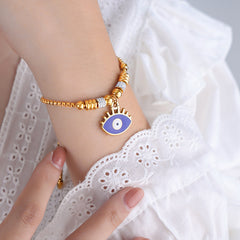 Colorful Eye Charm Bracelet