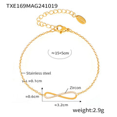 Infinity Stone-Accent Necklace, Bracelet or Separate Chain