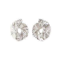 Camille Minimalist Round Stud Earrings