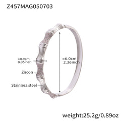 Cubic Zirconia Open Bangle Designs