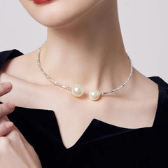 Camille Vintage-Inspired Pearl Choker Necklace