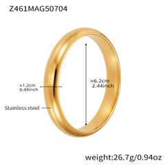 18K Gold-Plated Geometric Open Bangle Bracelets