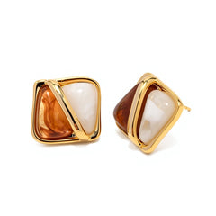 Camille Vintage-Inspired Stud Earrings