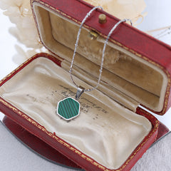 Geometric Shell & Acrylic Pendant Necklaces