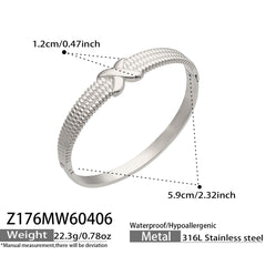 Horseshoe Clasp and Textured Bangle Designs