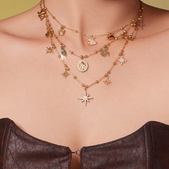 Sparkling Star Charm Necklace