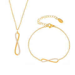 Infinity Stone-Accent Necklace, Bracelet or Separate Chain