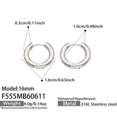 Polished Everyday Huggie Hoop Earrings