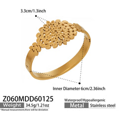 Wide Openwork Statement Bangle Designs