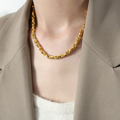 Textured Link Chain Bracelet or Necklace