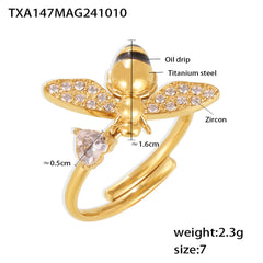 Enamel Bee Jewelry and Layering Chain Designs