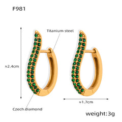 Stone-Set Statement Hoop Earring Collection