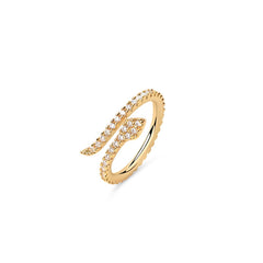 Daphne Snake Adjustable Ring