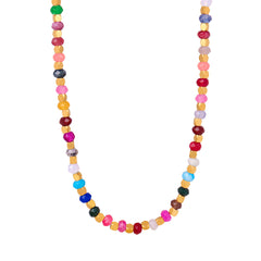 Multicolor Natural Stone Necklace or Bracelet