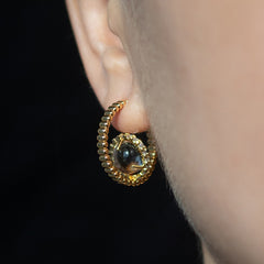 Camille Vintage-Inspired Crystal Stud Earrings