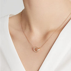 Daphne Vintage-Inspired Interlocking Choker Necklace