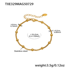 18K Gold-Plated Dog Charm Jewelry and Pendant Set