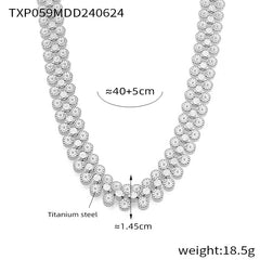 Round Disc Detail Necklace or Bracelet