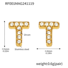 Cubic Zirconia Initial Jewelry Collection
