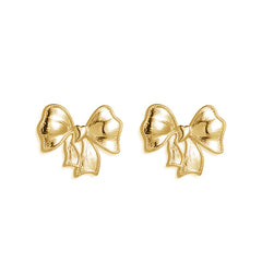 Daphne Statement Bow Stud Earrings