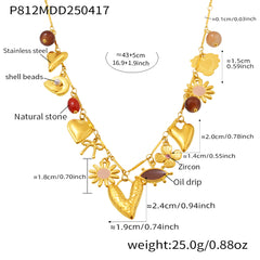 Gold-Tone Mixed Charm Necklace or Pendant Pack