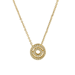 Dazzling Diamond Initial Necklace