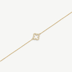 Pavé Clover Bracelet