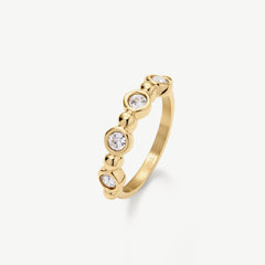 Beaded Tennis Ring