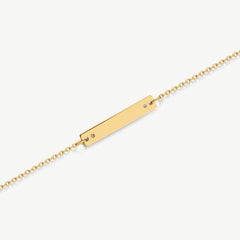 Engravable Bracelet With Stones
