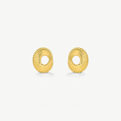 Ribbed Twist Mini Studs
