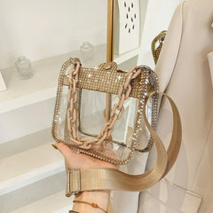 Sparkling Clear Crossbody Bag