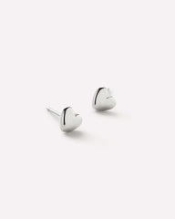 Rhodium Plated Silver Love Lev Heritage Stud Earrings For Women Ana Luisa Lev Studs Silver