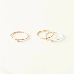 Dainty Birthstone Ring