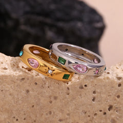 18K Gem Pop Ring